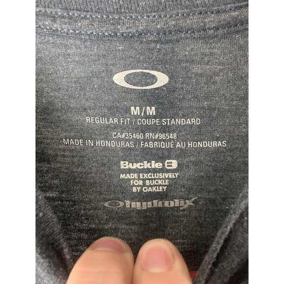 Oakley Established 1975 Short Sleeve T-Shirt Men's Medium Blue - Picture 3 of 6